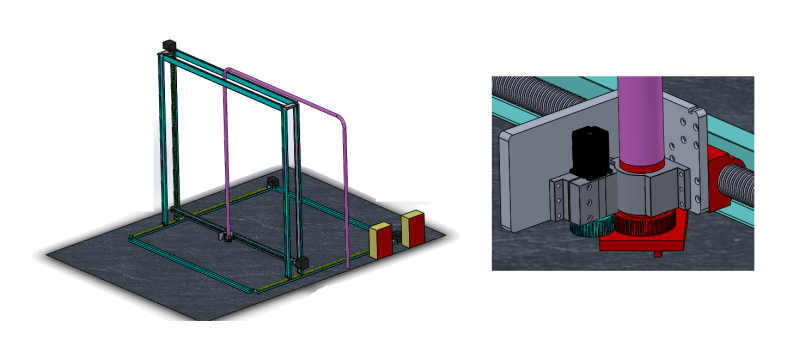 G027315-3D 建筑机器人（龙门式）=机器人机械臂