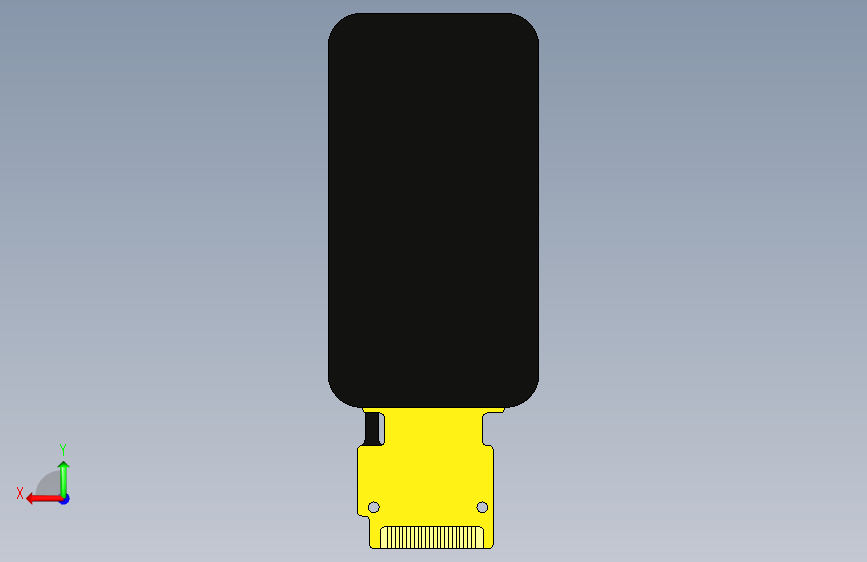 G023310-1.47英寸172x320+IPS+TFT+LCD显示SPI接口ST7789控制器=飞机 背面视图