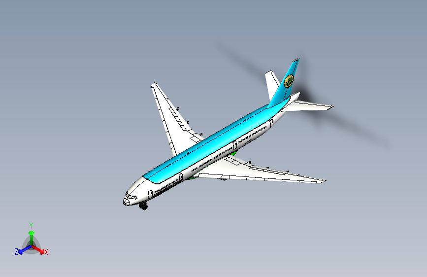 G023432-B777+CHECKBOKBEK=飞机