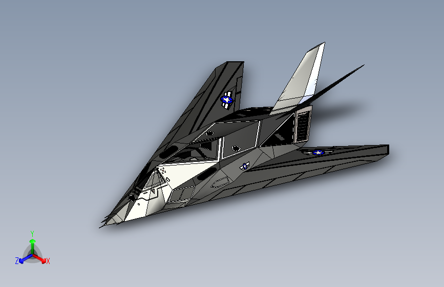 G023519-F-117+夜鹰=飞机