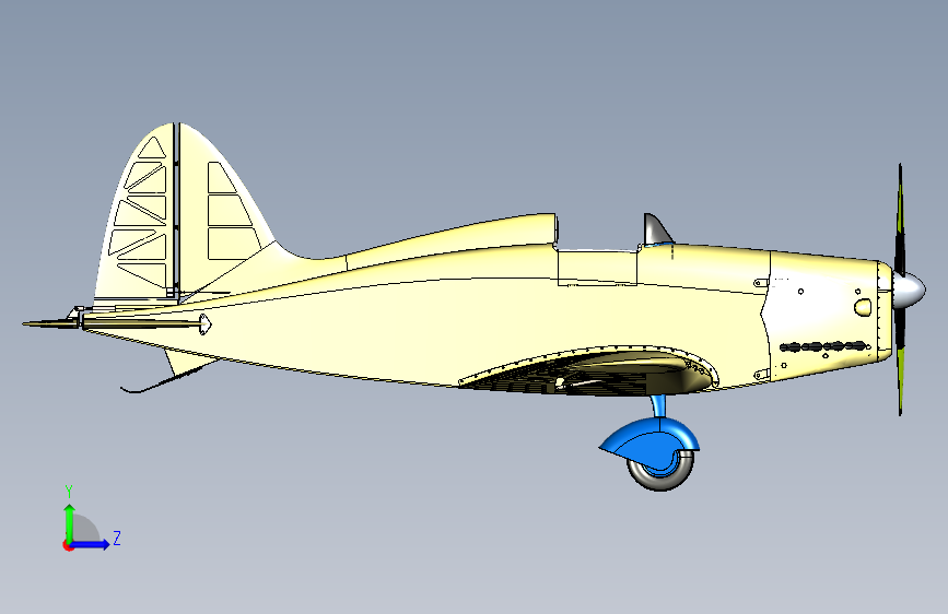 G023540-G-22飞机于1936年制造。=飞机 左侧视图