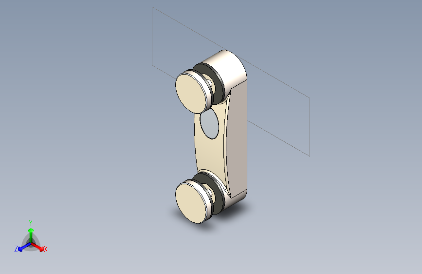 G023698-Q-Railing+Mod+0762玻璃适配器=飞机