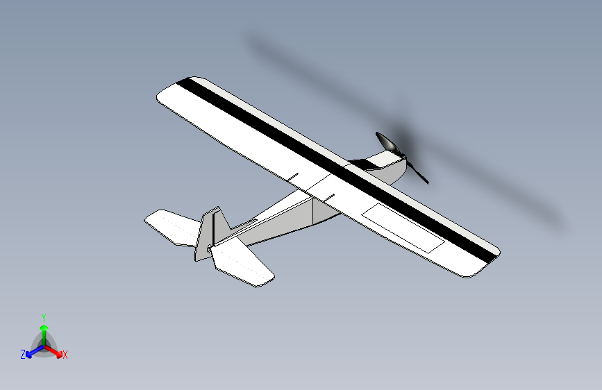 G023703-RA-DKG+RC教练飞机=飞机