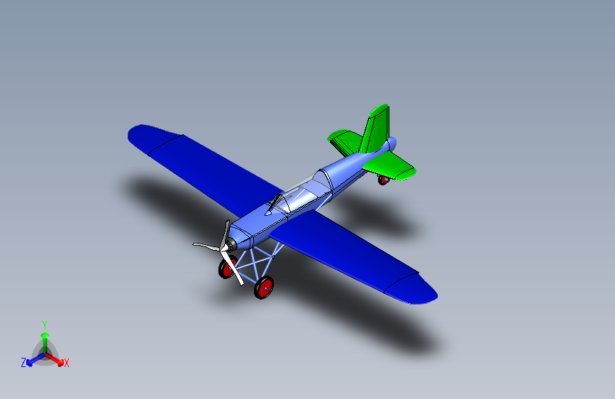 G023738-RC平面3D模型=飞机