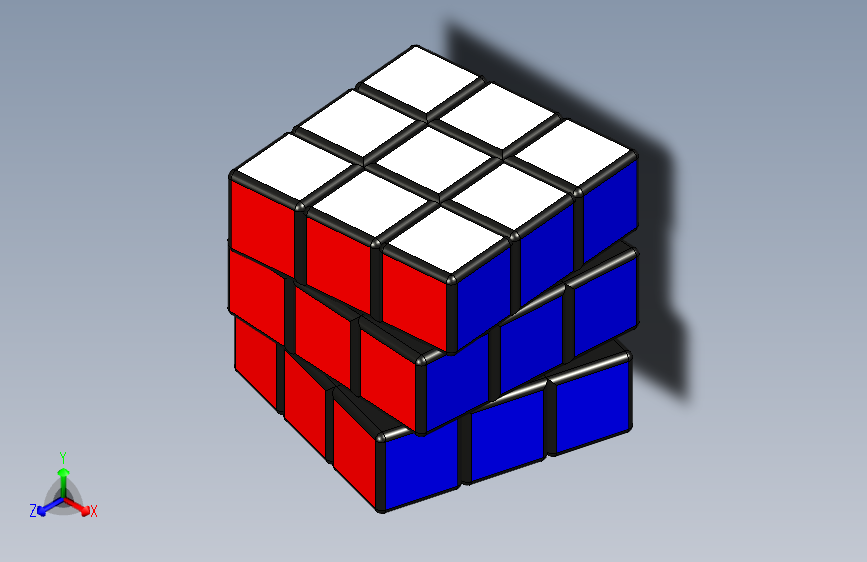G023757-Rubik的立方体+_(Rubik+Cube)=飞机