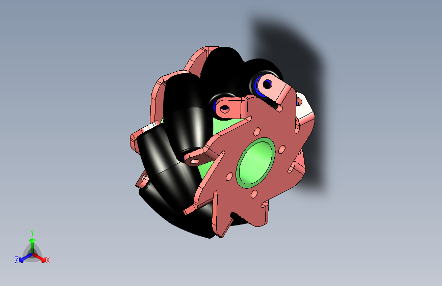 G023798-SolidWorks中的全向轮=飞机