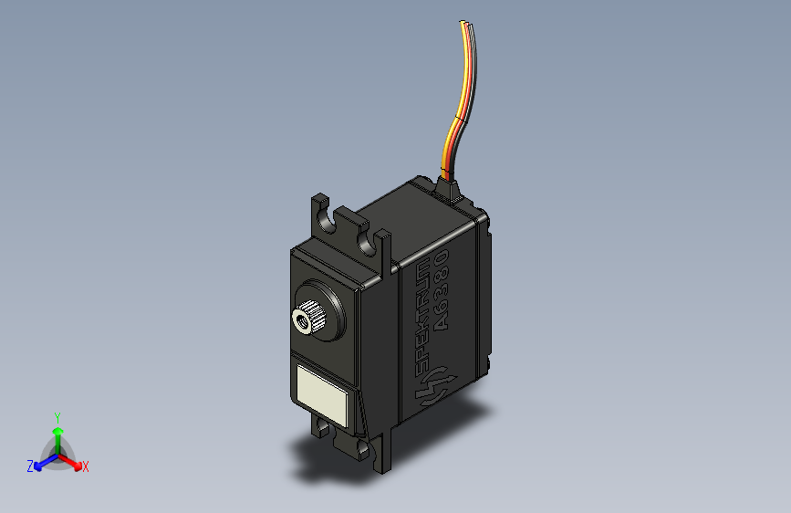 G023802-Spektrum+A6380+数字舵机=飞机