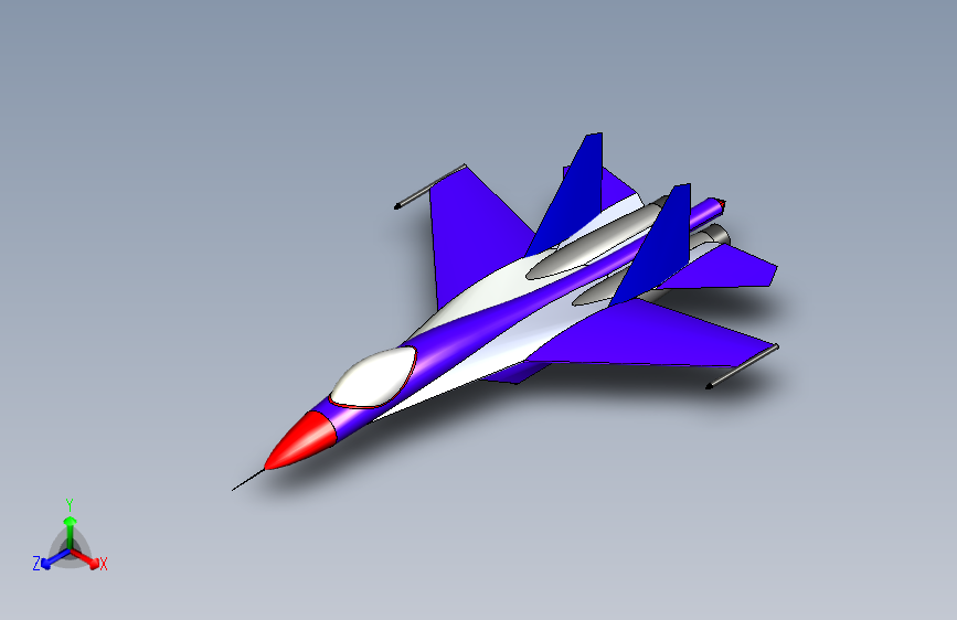 G023812-su-27侧翼=飞机