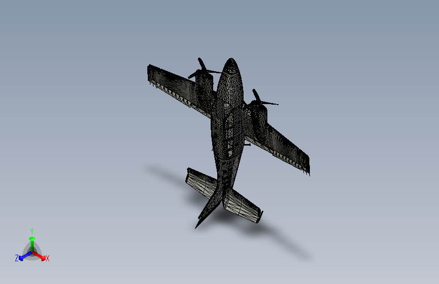 G023953-比奇craft+58+飞机=飞机