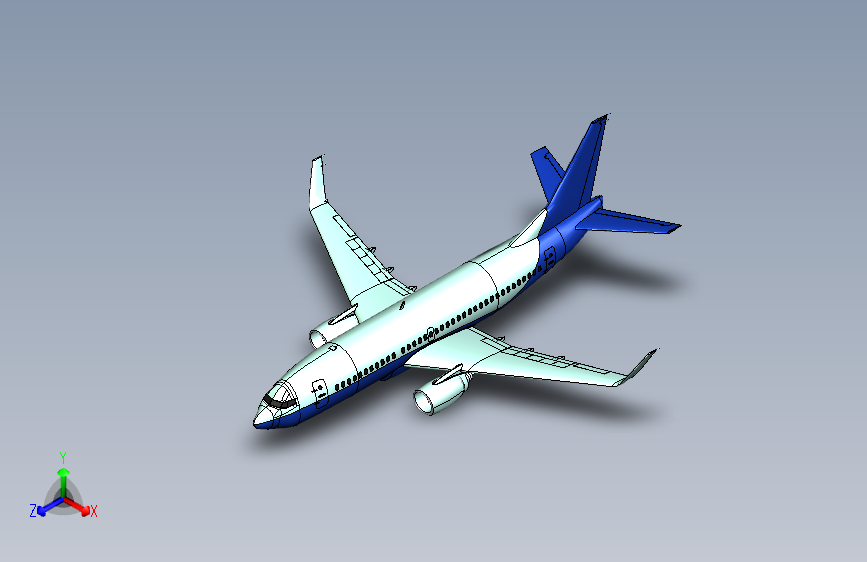 G023973-波音737=飞机