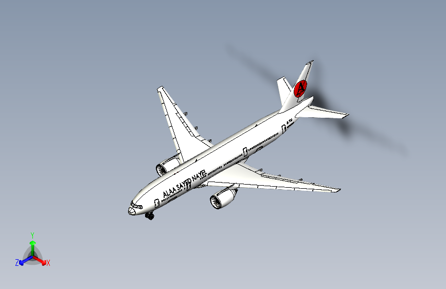 G023984-波音777飞机=飞机