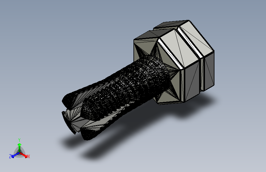 G024007-不可能的3D打印螺栓和螺母=飞机