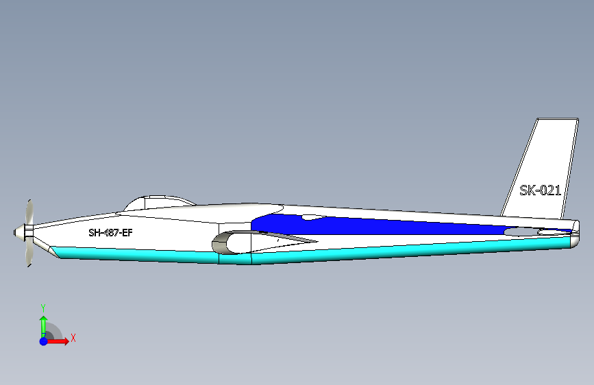 G024208-飞机+(1)=飞机 正面视图