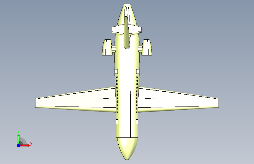 G024263-飞机+(64)=飞机 正面视图