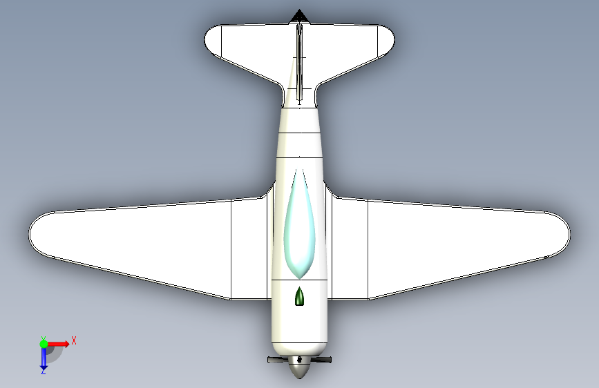 G024344-飞机_+Sukhoi+Su-6=飞机 俯视图