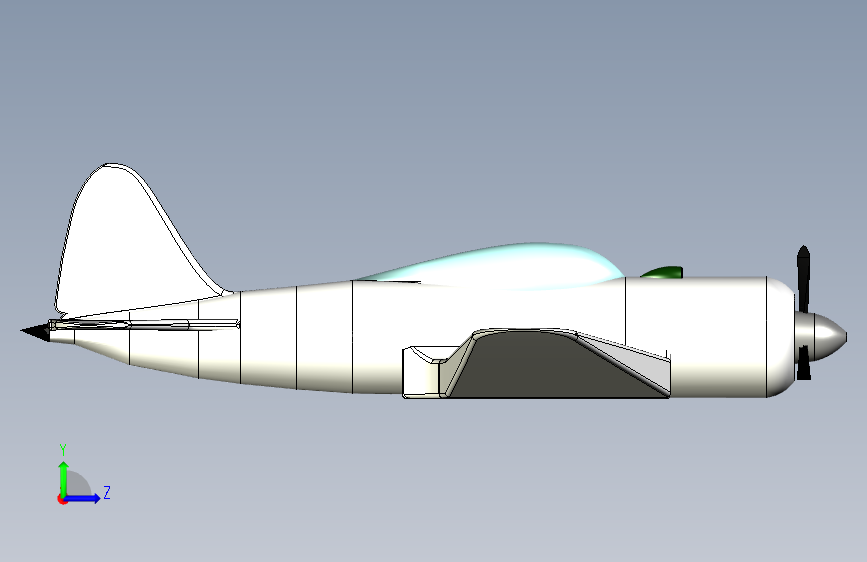 G024344-飞机_+Sukhoi+Su-6=飞机 左侧视图