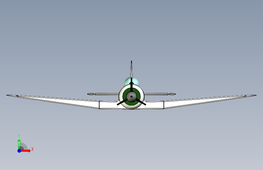 G024344-飞机_+Sukhoi+Su-6=飞机 正面视图