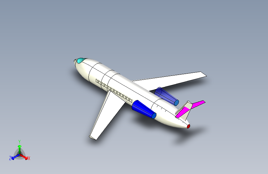 G024655-基本航空平面模型=飞机