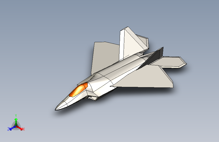 G024919-洛克希德·马丁+F-22+猛禽=飞机