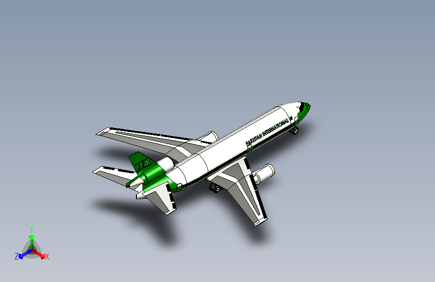 G024944-麦克唐纳·道格拉斯+DC-10+在+Solidworks+中的+PIA+装备=飞机