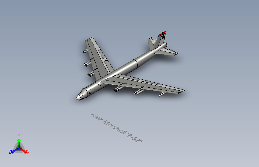 G024960-美国空军+B-52=飞机