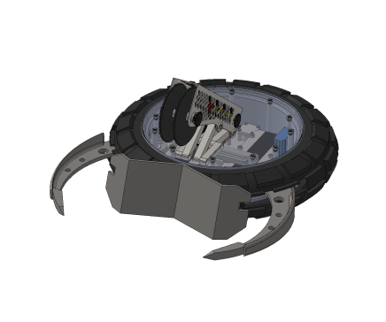 G028011-BattleBots 2016 队伍危险 4 - Road Rash=机器人机械臂