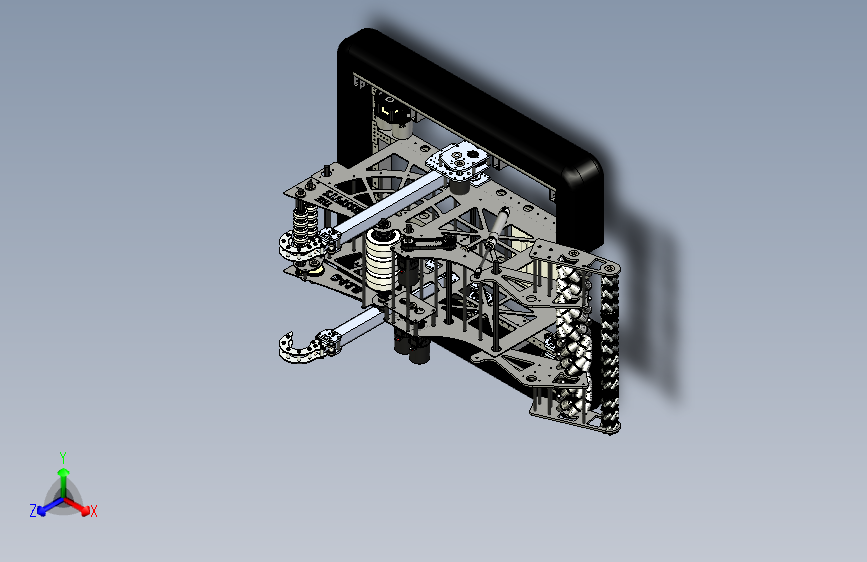 G028237-EOS 2.0 - FRC 2022 赛季外竞赛机器人=机器人机械臂 主视图