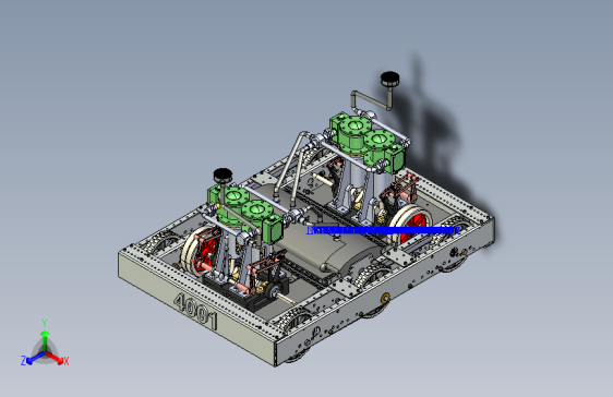 G028381-FRC 2017 4001号团队 STEAMWORKS 2017 蒸汽机器人=机器人机械臂