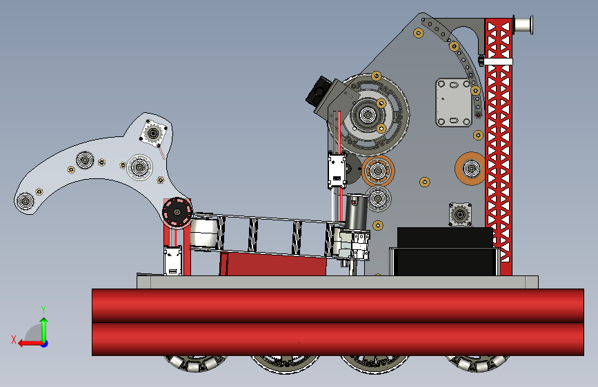 G028465-FRC 4610 2020 机器人 L3MN=机器人机械臂 背面视图