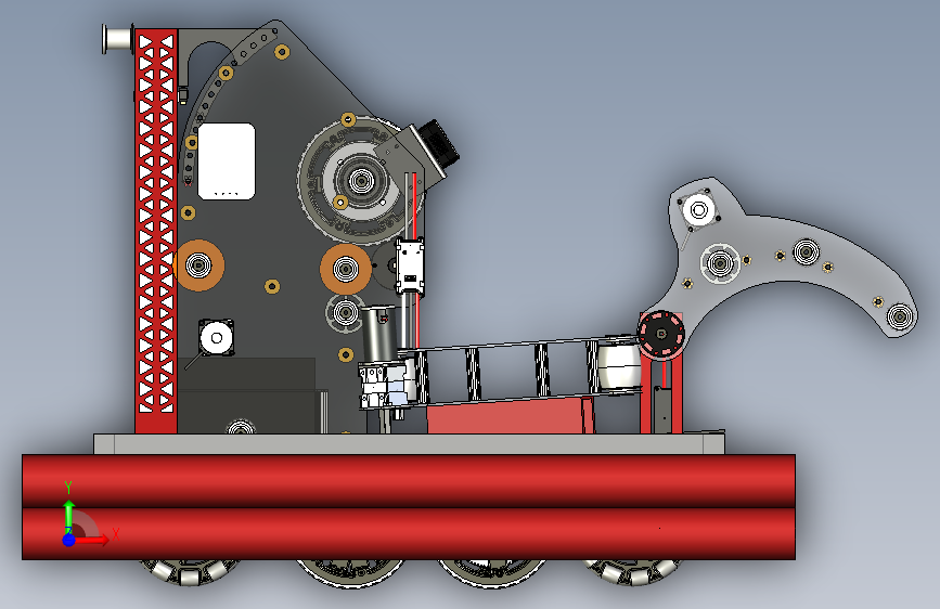 G028465-FRC 4610 2020 机器人 L3MN=机器人机械臂 正面视图