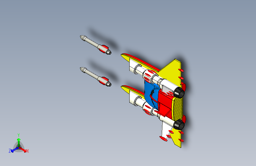 G028838-JEEG 航天器 ZPRO-02 大型射击者=机器人机械臂