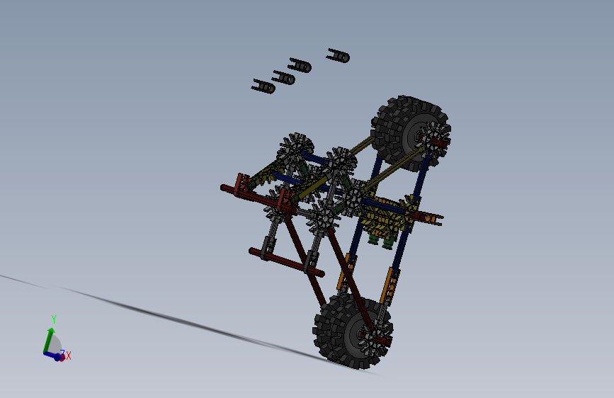 G028861-k'nex pole climbing macine=机器人机械臂