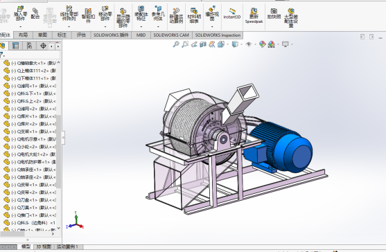 切碎机模型+CAD+工程图