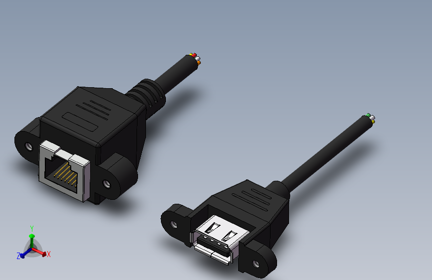 面板USB端口 RJ45端口--1131378-30