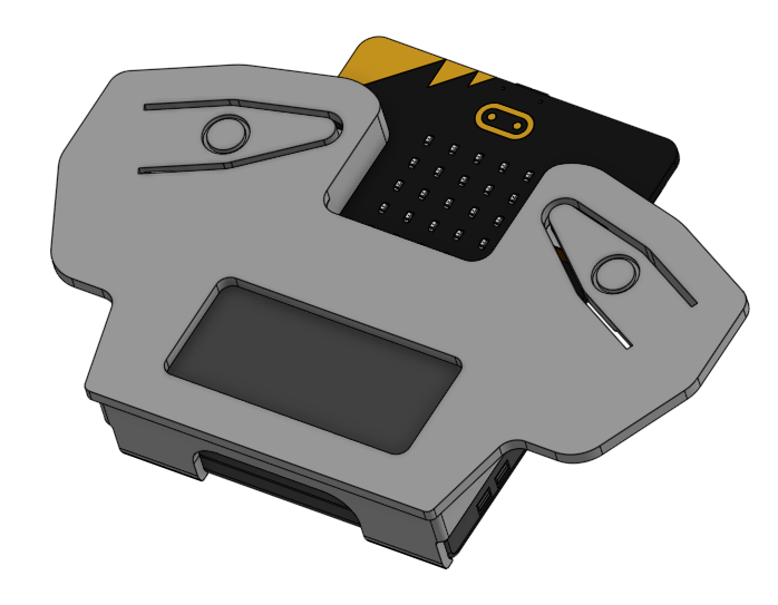 G029025-Micro_bit 遥控器支架=机器人机械臂
