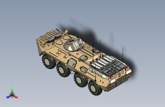 装甲运兵车模型