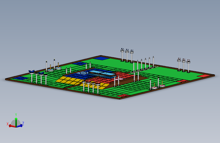 G029326-Robocon 2011 Gamefield=机器人机械臂