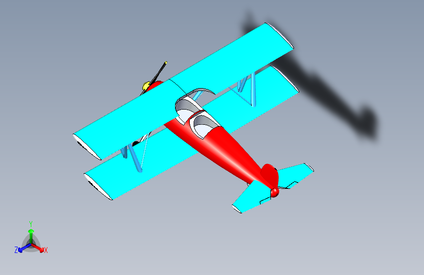 G025453-玩具双翼飞机+(2)=飞机