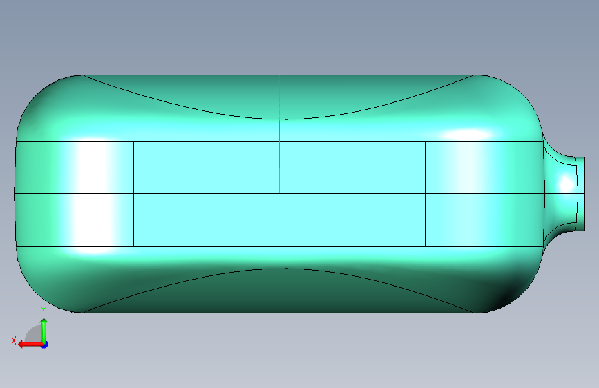 G025521-消音器_消声器+Siemens+NX+12+_+Catia+v5=飞机 背面视图