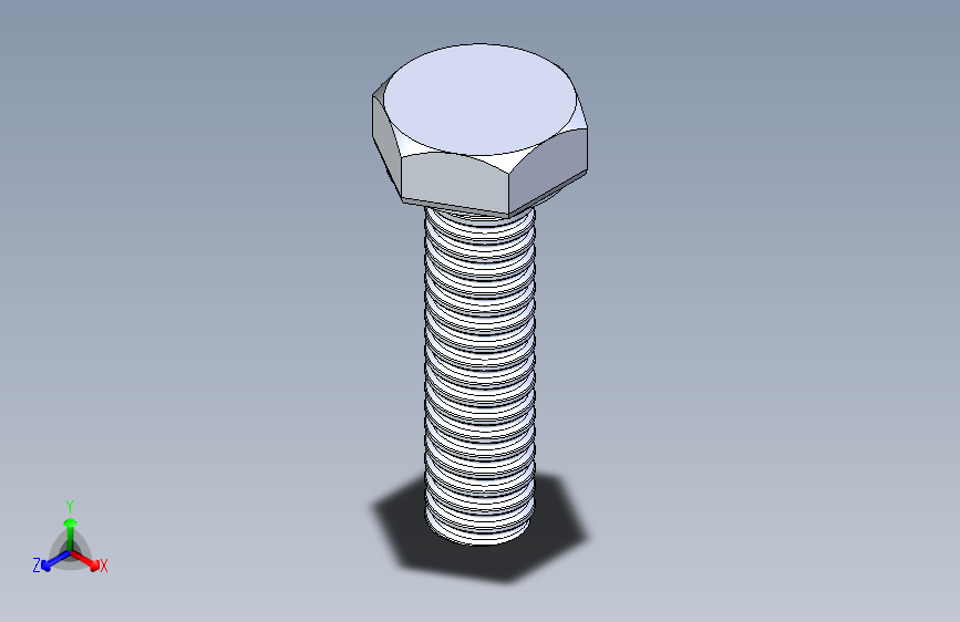G025681-英制通用内六角螺丝+-+所有尺寸至1英寸+Solidworks+2014=飞机