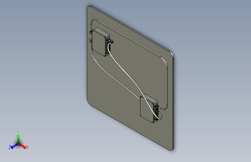 G025721-在SOLIDWORKS中进行射频机箱的电气布线=飞机