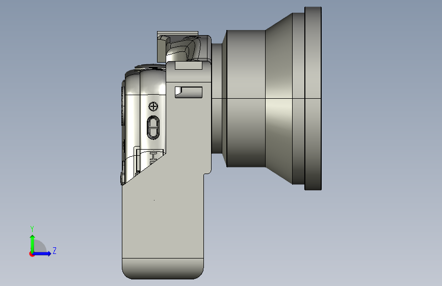 G025949-富士FinePix+Real+3D+W3数码相机=水下无人机 左侧视图