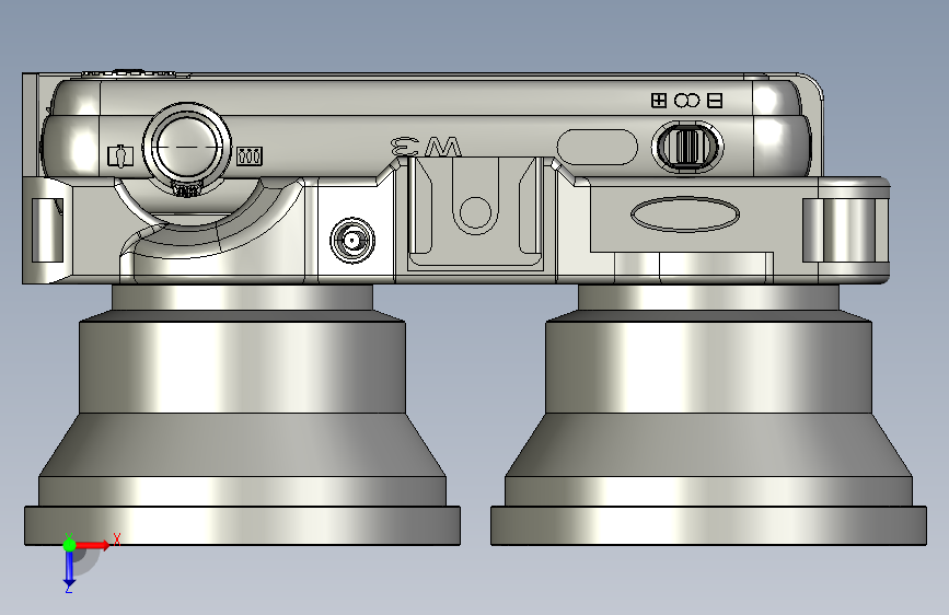 G025949-富士FinePix+Real+3D+W3数码相机=水下无人机 俯视图
