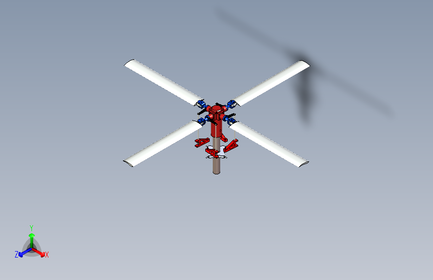 G026074-直升机旋翼叶片设计与动画+[延时摄影]+在+Solidworks+中=直升机