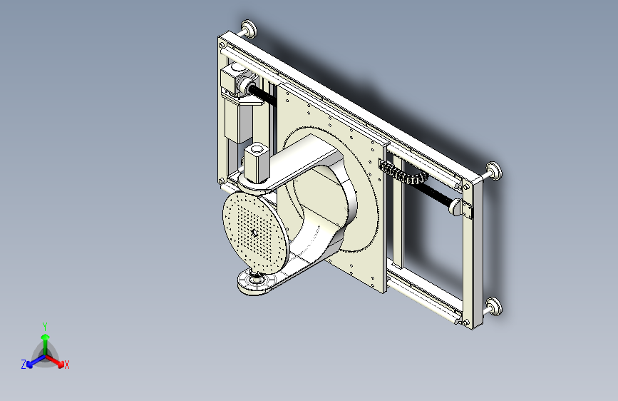 3轴转台3D数模
