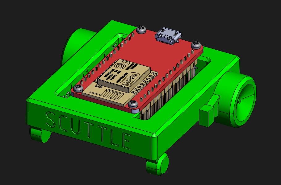 G029483-SCUTTLE ESP8266 用于物联网的支架=机器人机械臂