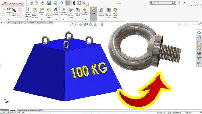 G029557-SOLIDWORKS 地图 重量=机器人机械臂