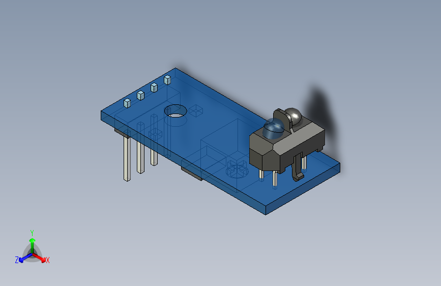 G029622-TCRT5000线传感器PCB=机器人机械臂
