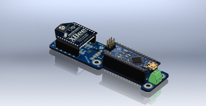 G029801-XBee Arduino Nano 组合板=机器人机械臂