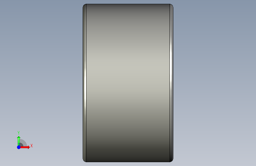 SKF针辊轴承roller_bearing_-_bk_2820_0 正面视图